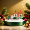 Decoraciones de navidad colgante esférico vacaciones ambiente hogar sala de estar colgante de árbol Specification image